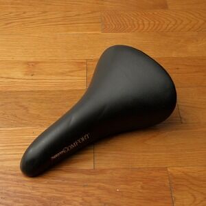 Nettn Comfort Black Bike Bicycle Saddle Seat Made in Italy